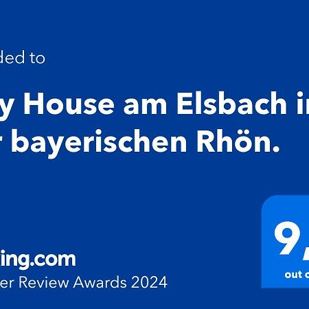 Tiny House am Elsbach in der bayerischen Rhön. Oberelsbach Exterior foto